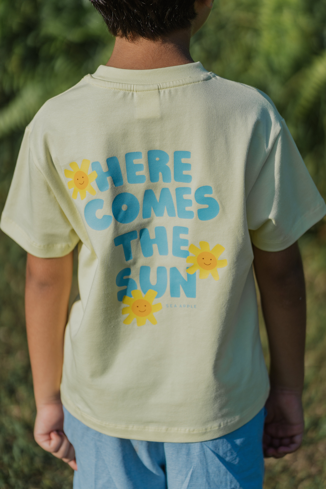 Here Comes The Sun Lemon Oversized Tee