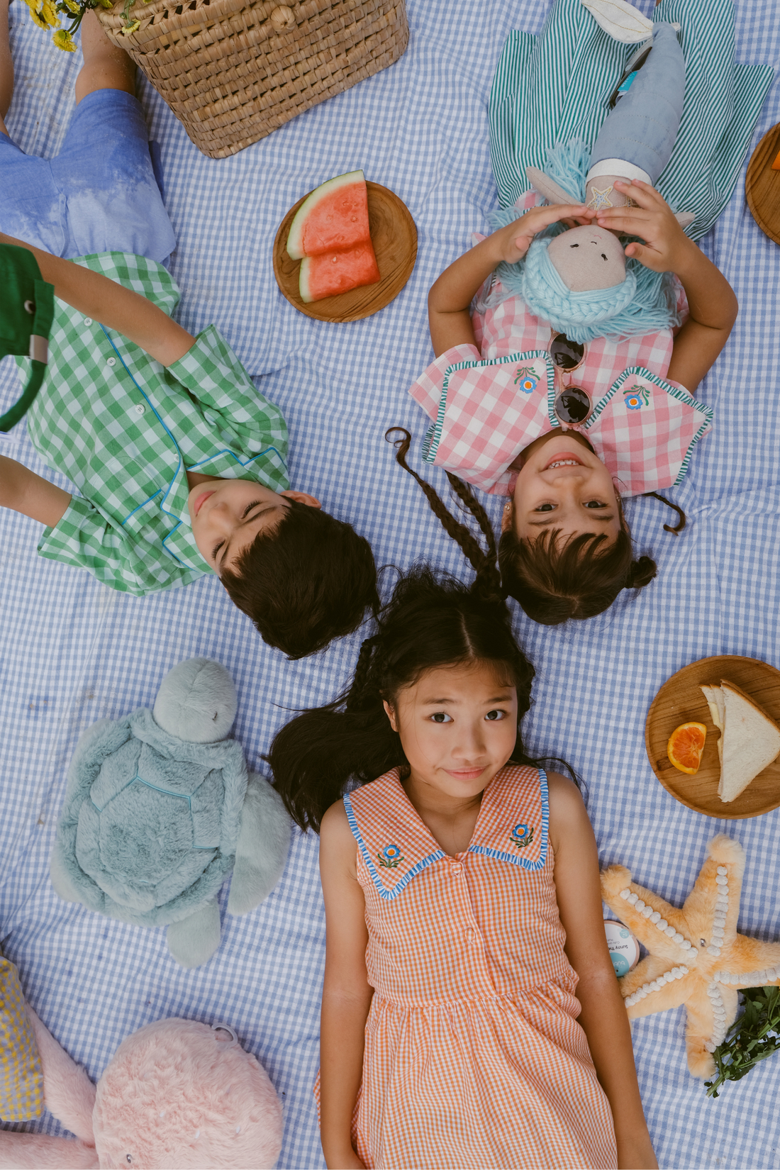 Orange Plaid Harper Dress