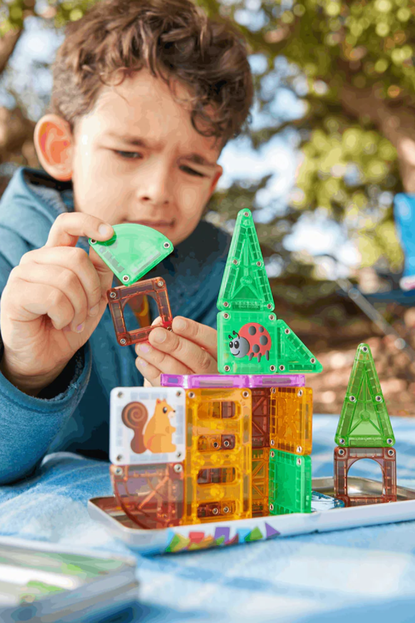 MAGNA-TILES microMAGS Travel Treehouse