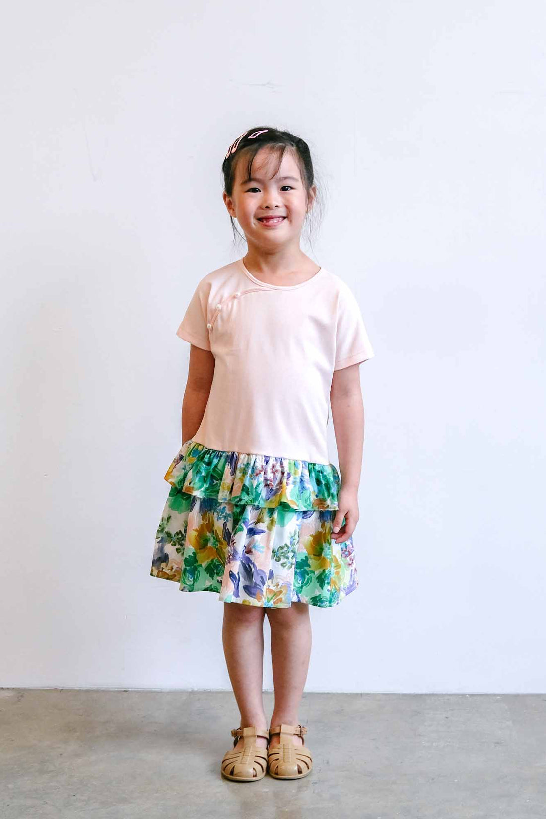 Eden Blooms Splice Riley Cheongsam