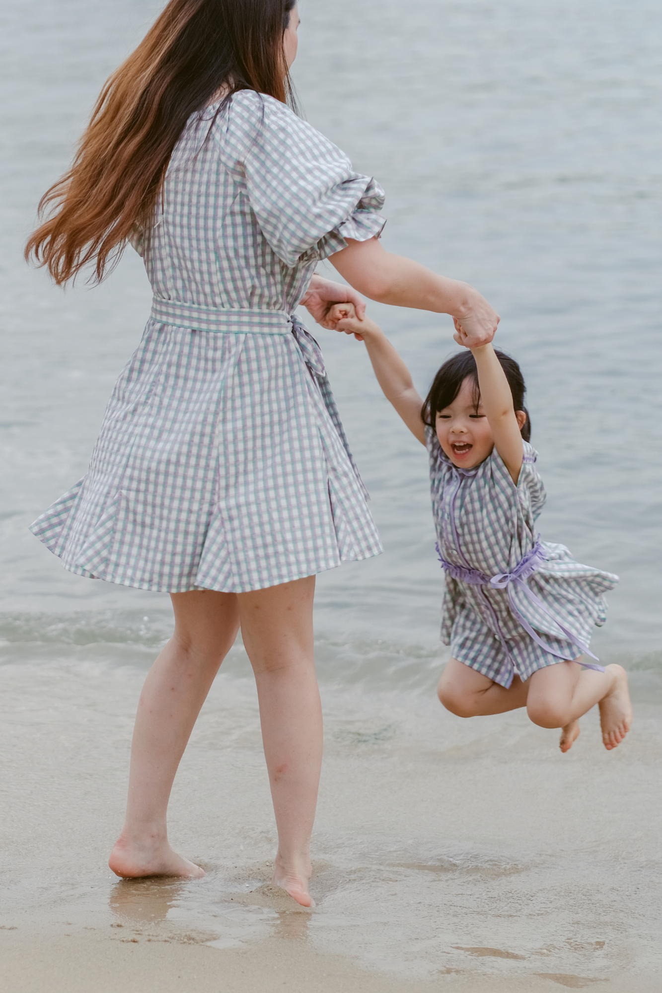 Multicolour Check Relaxed Mini Dress