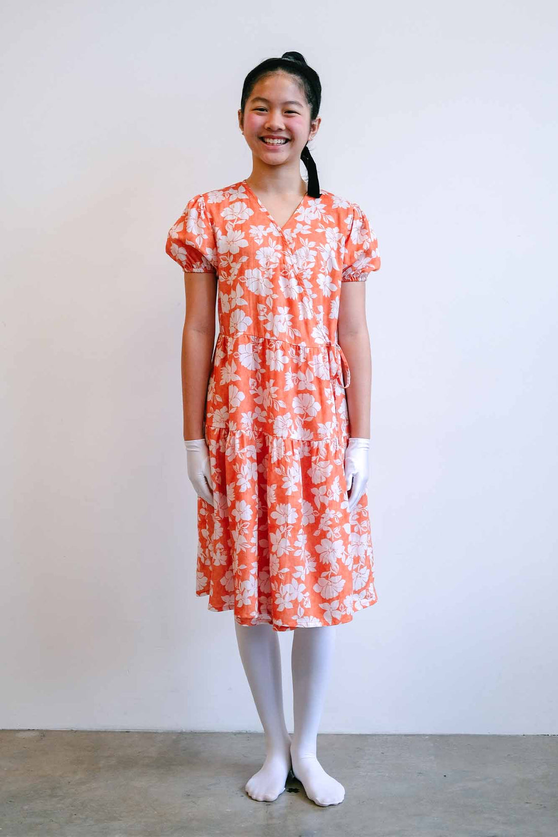 Persimmon Spring Anna Wrap Dress