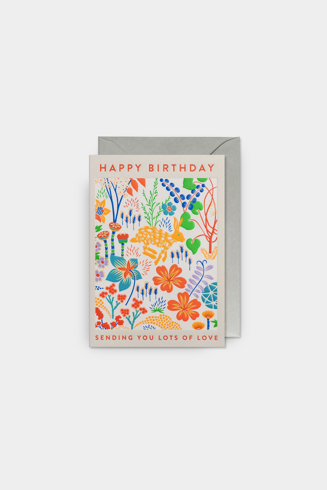 Happy Birthday Sending You Lots of Love Greeting Card