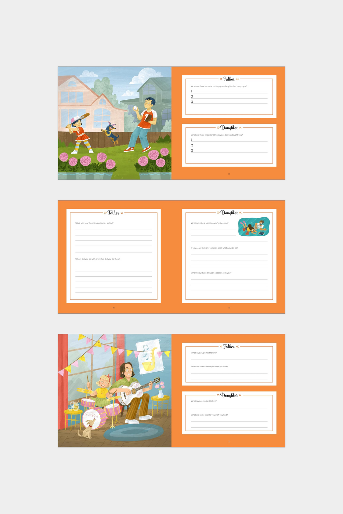 All About Dad &amp; Me: A Journal For Fathers and Daughters