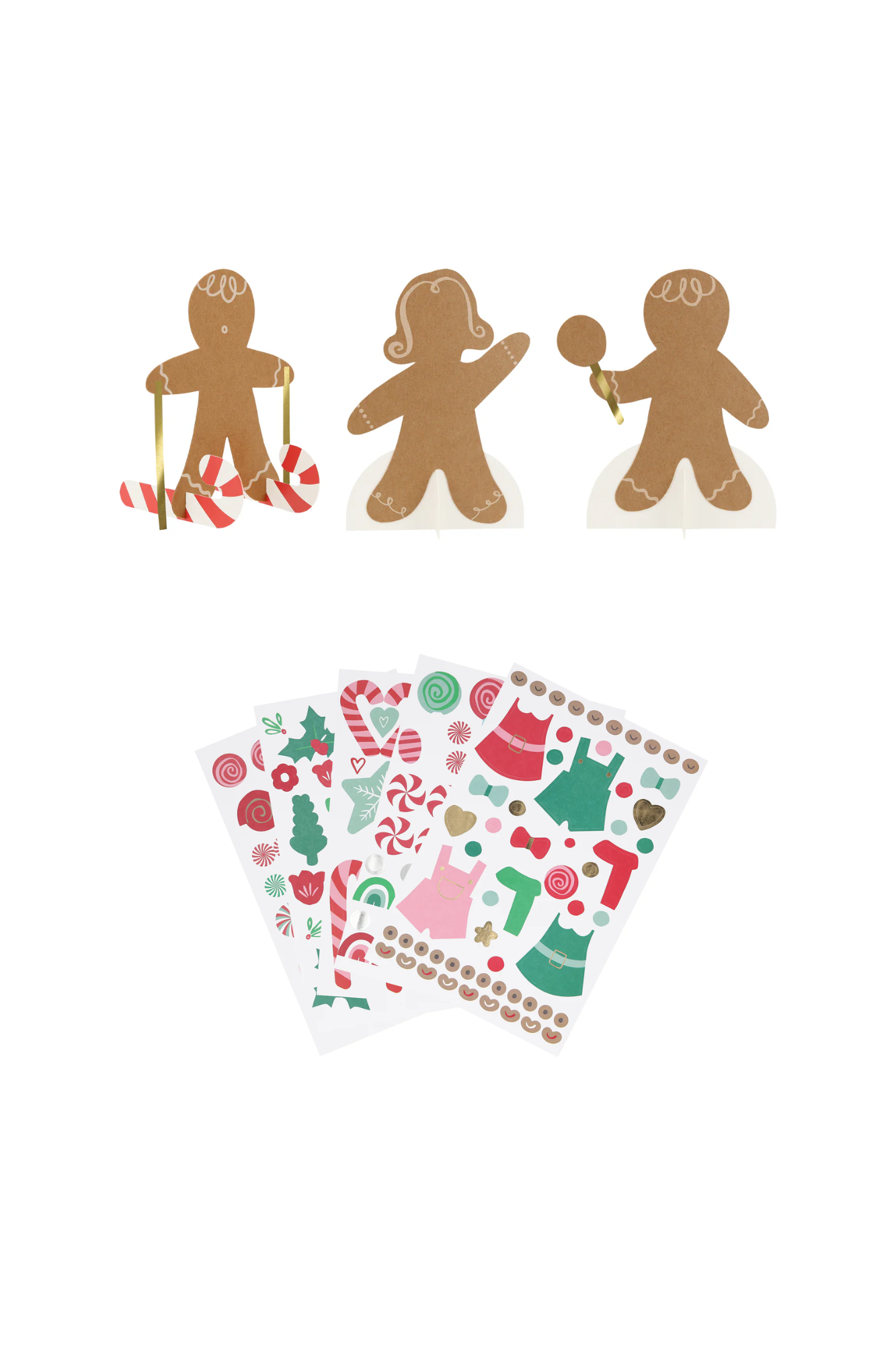 Gingerbread Sticker Advent Calendar