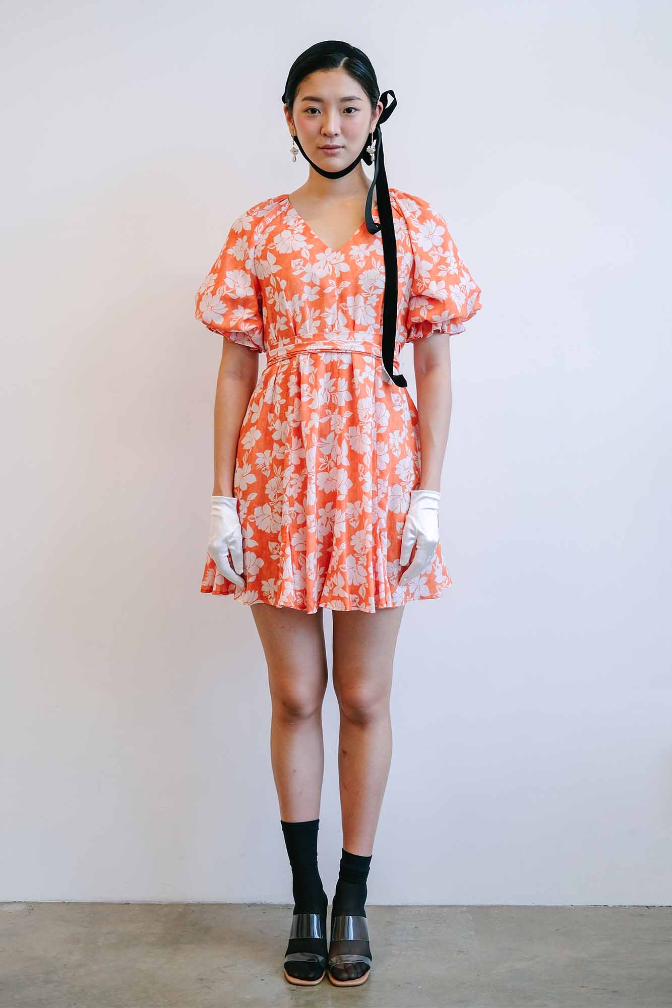 Persimmon Spring Relaxed Mini Dress