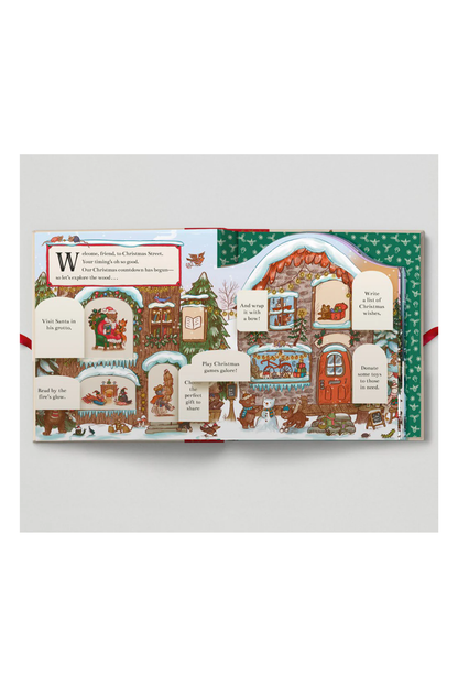 Christmas Is Coming To Town!: A Foldout Christmas Village and Advent Calendar