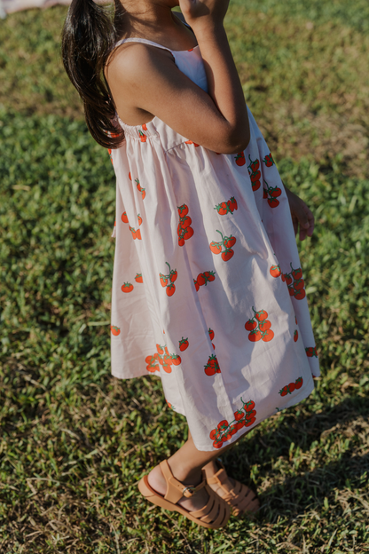 Tomato Midi Dress
