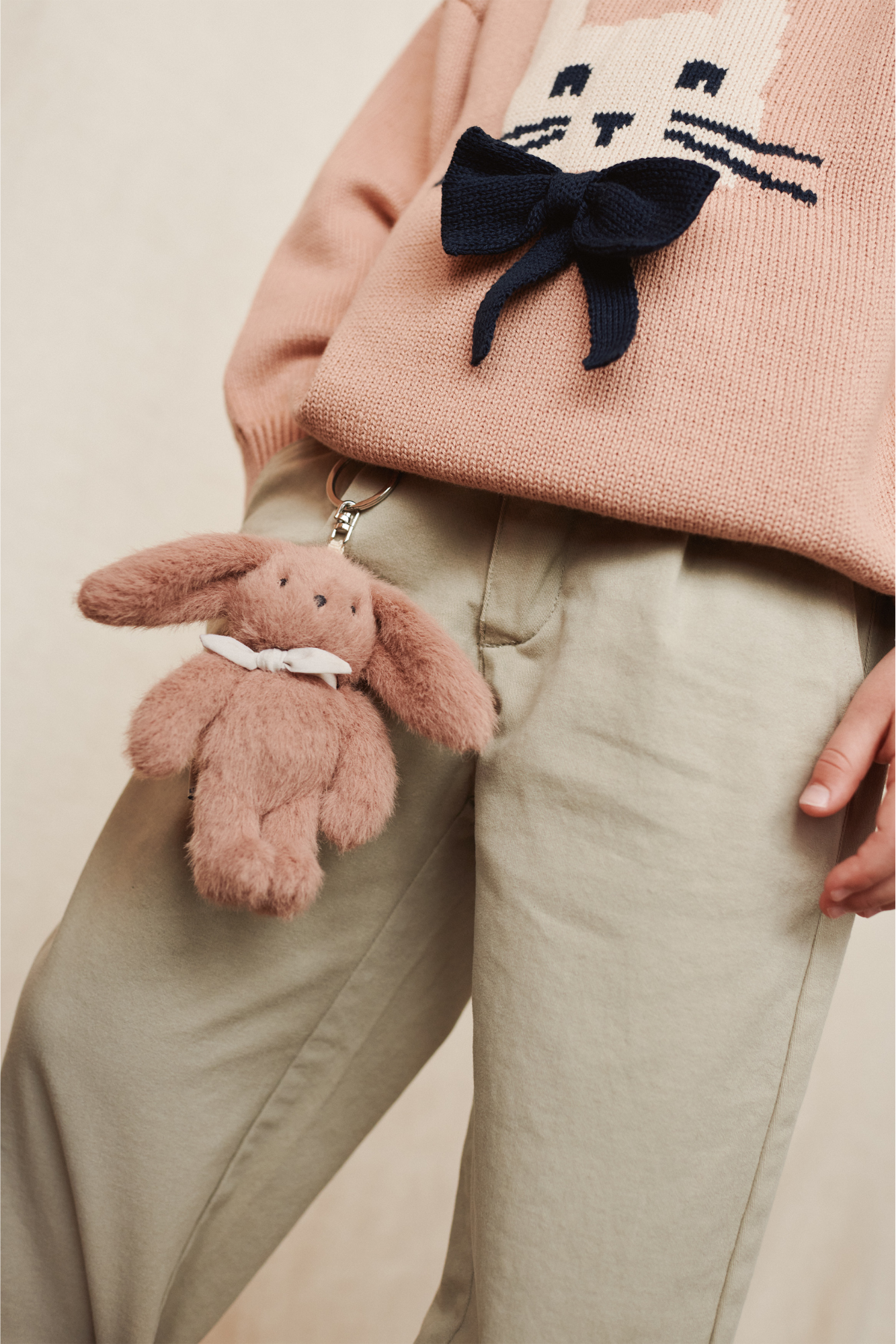 Liewood Alfredo Rabbit Keychain Pale Tuscany