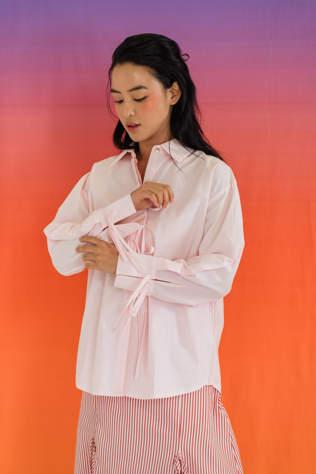 Pink Opal Oversized Shirt