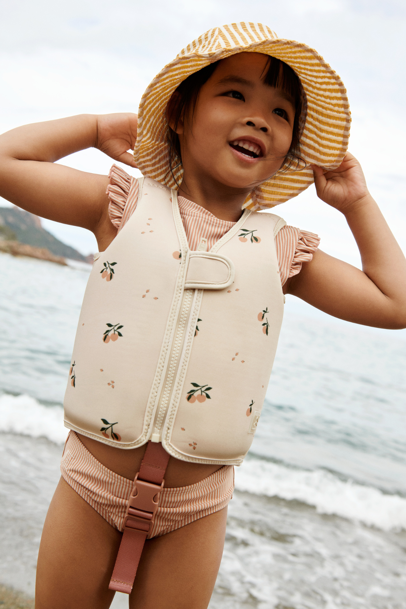 Liewood Peach/Sea Shell Dove Swim Vest