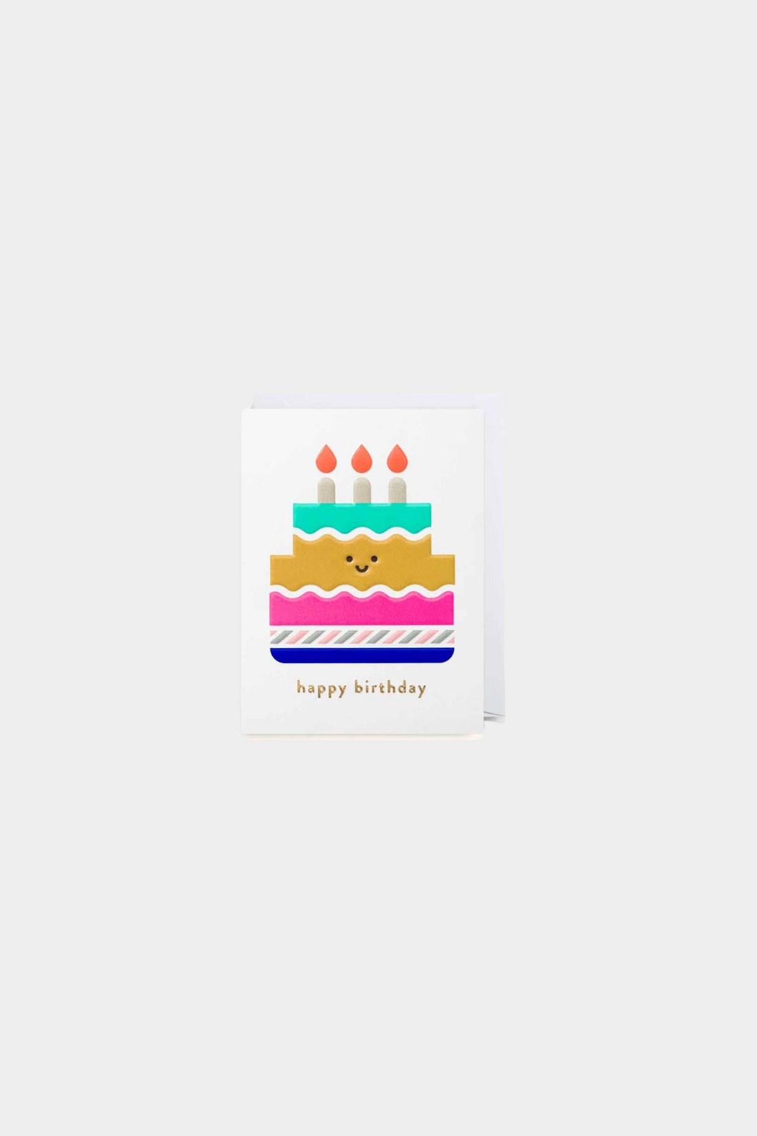 Happy Birthday Cake Greeting Card
