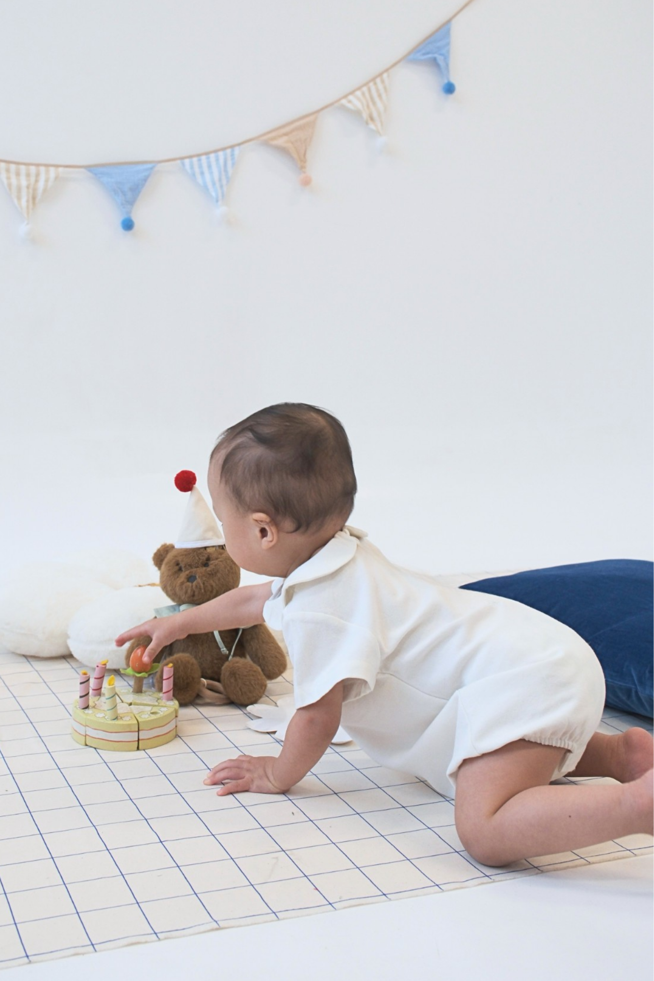 Ecru Peter Pan Romper