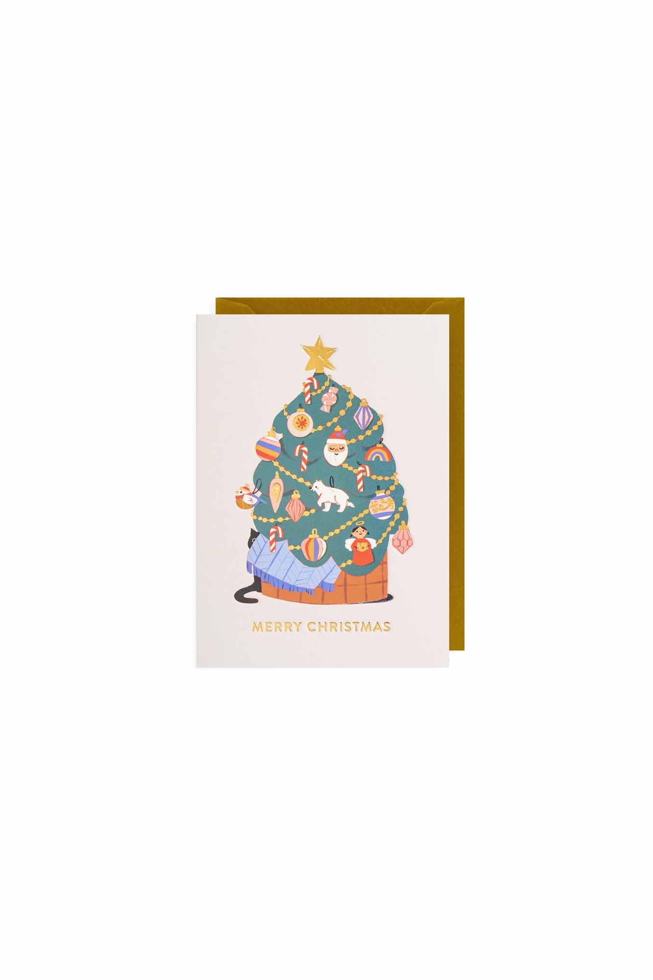 Merry Christmas - Tree Greeting Card