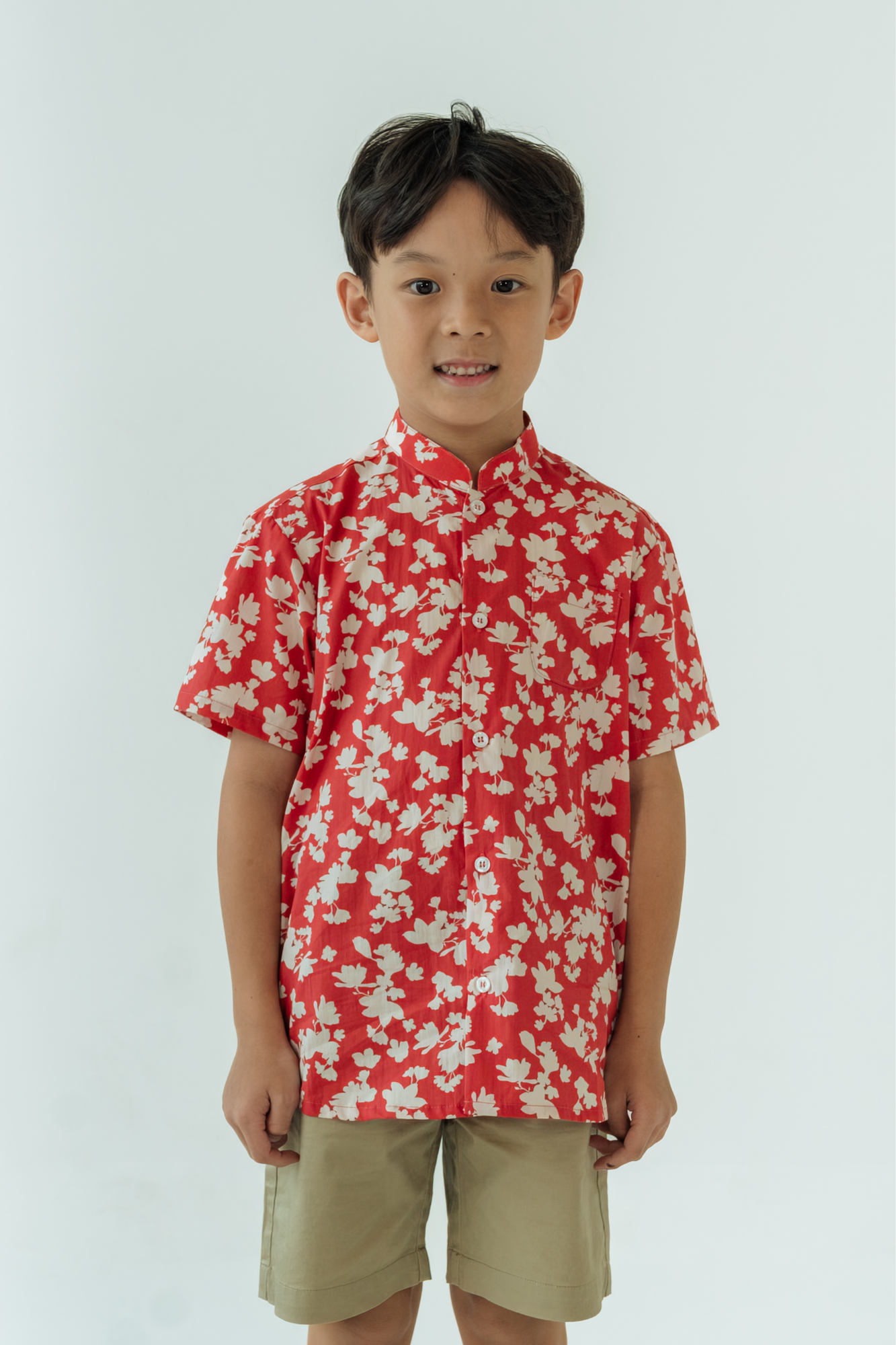 Ruby Bloom Mandarin Shirt