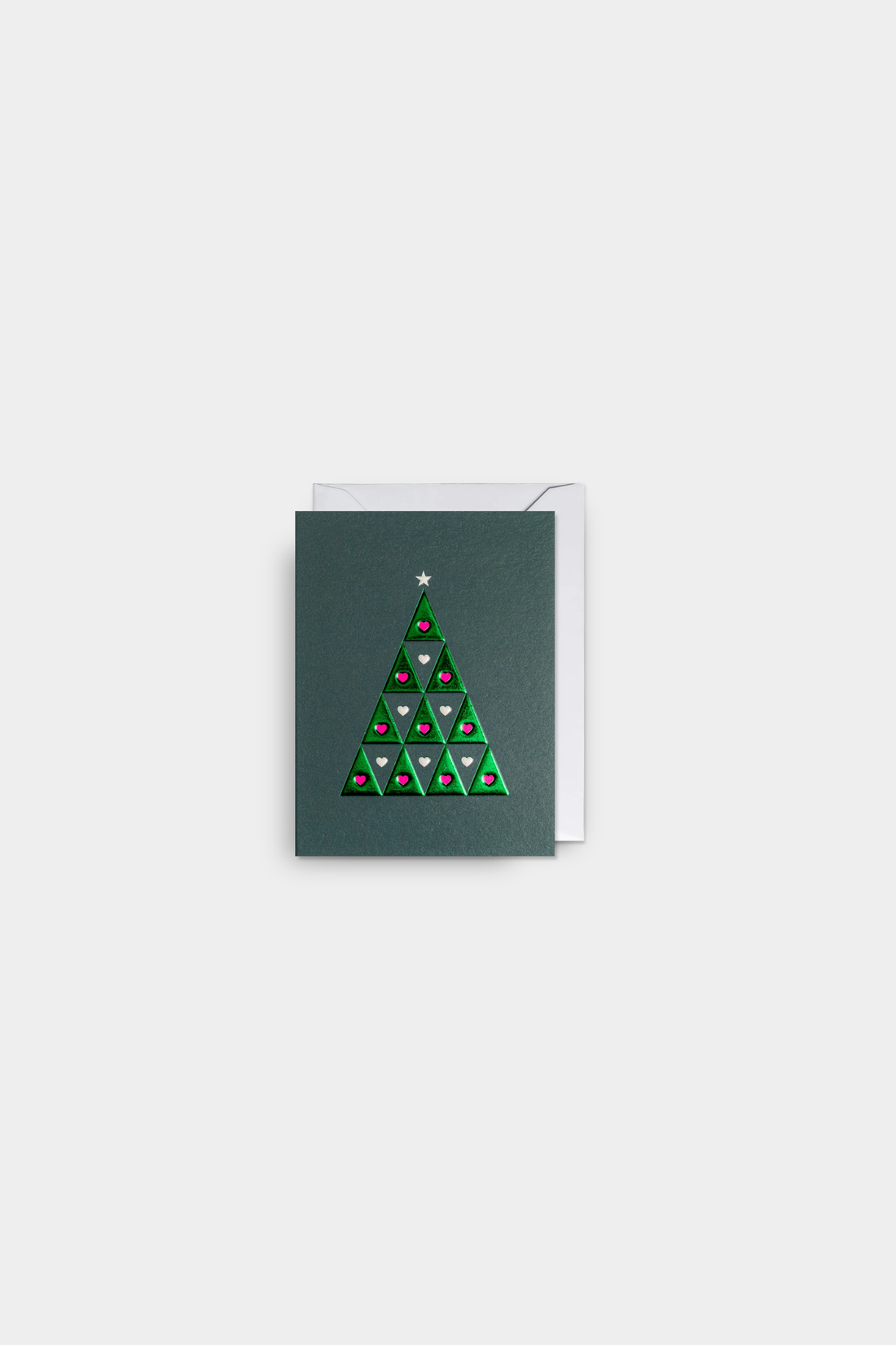 Tree of Hearts Christmas Mini Card