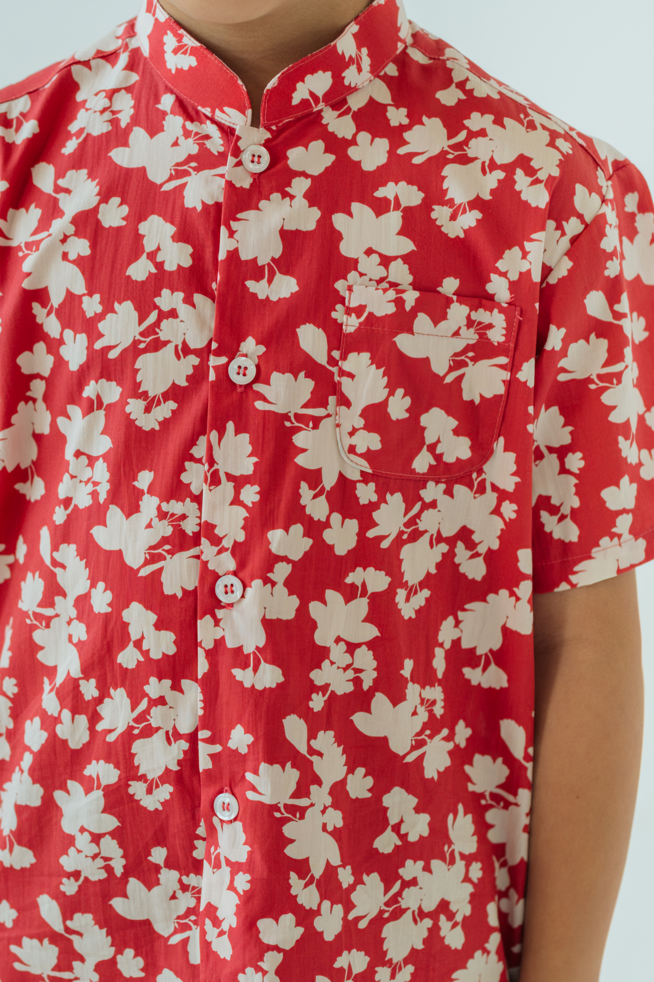 Ruby Bloom Mandarin Shirt