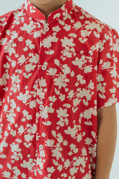 Ruby Bloom Mandarin Shirt