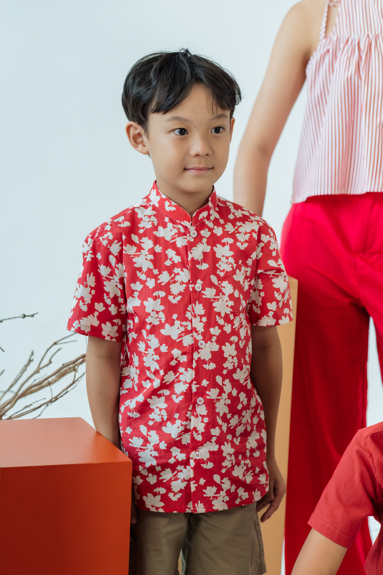 Ruby Bloom Mandarin Shirt