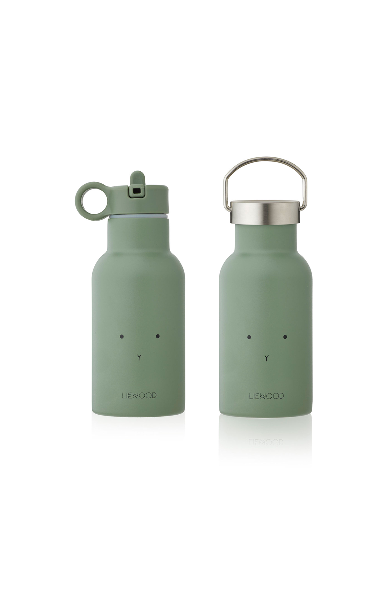 Liewood Rabbit Faune Green Anker Water Bottle