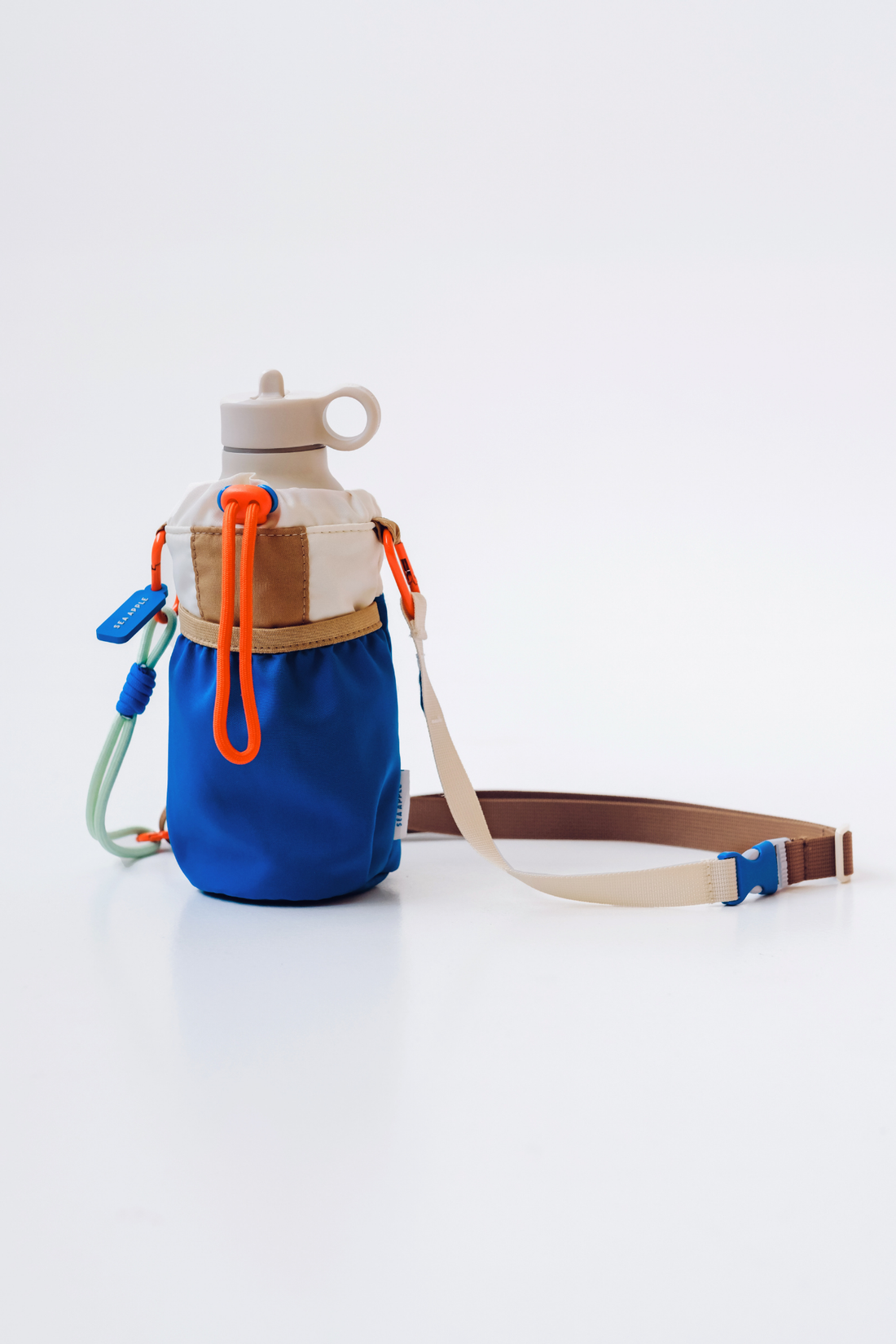 Personalisable Cobalt Bottle Bag