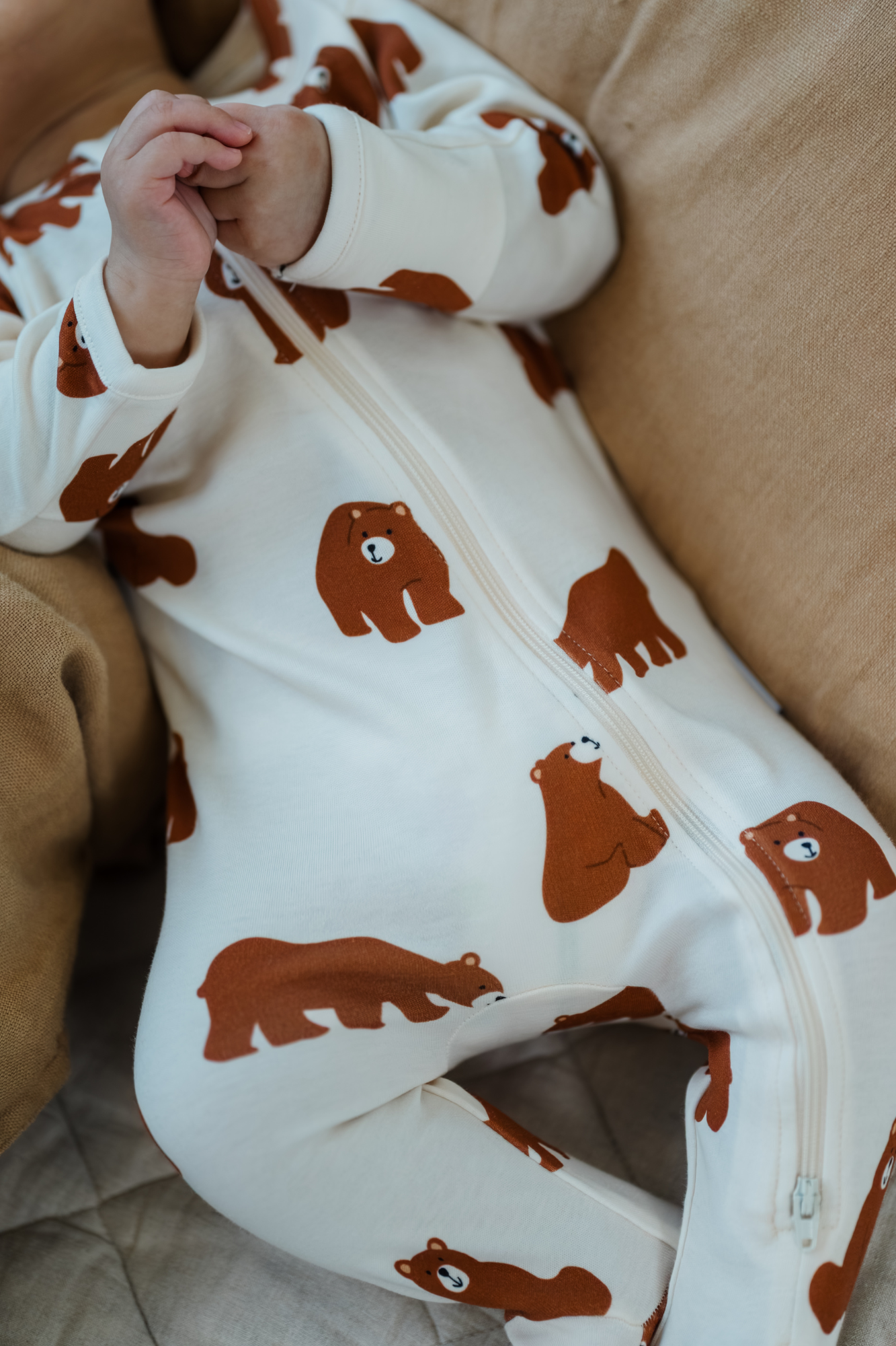 Brown Bear Sleepsuit