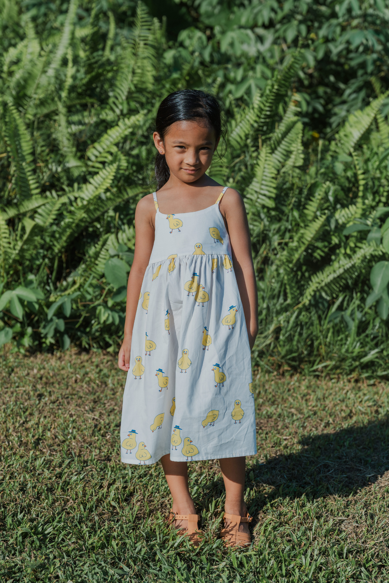 Chicks Cream Midi Dress