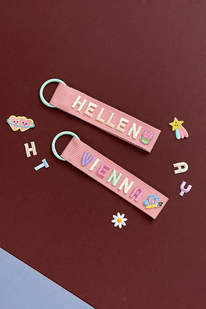 Personalisable Dusty Pink Name Tag