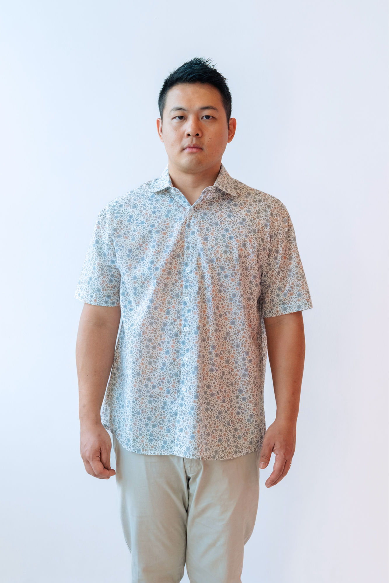 Starflower Mens Collared Shirt