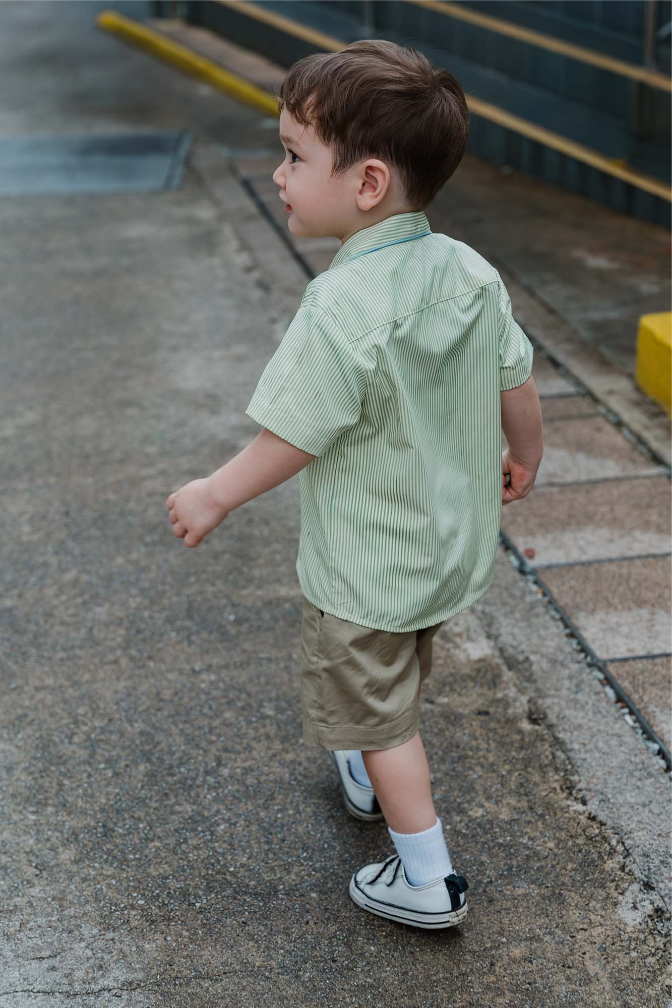 Yellow Stripe Relaxed Shirt