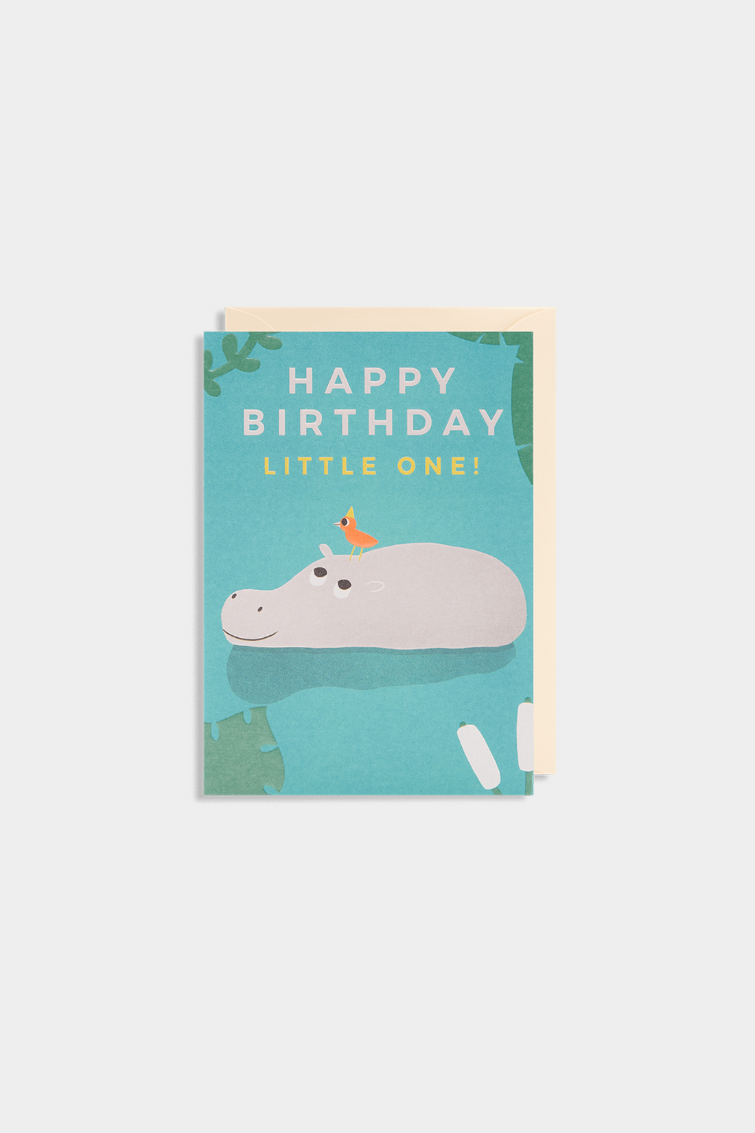 Birthday Hippo Greeting Card