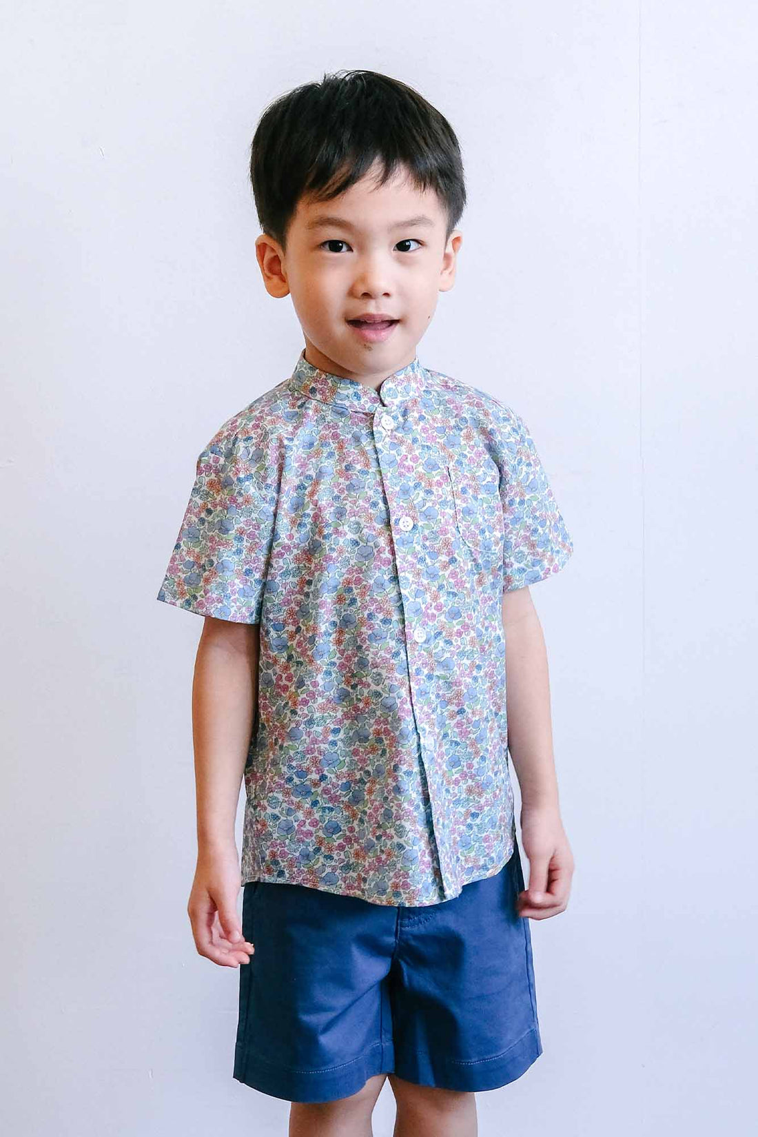 Sweet Pansy Organic Mandarin Shirt
