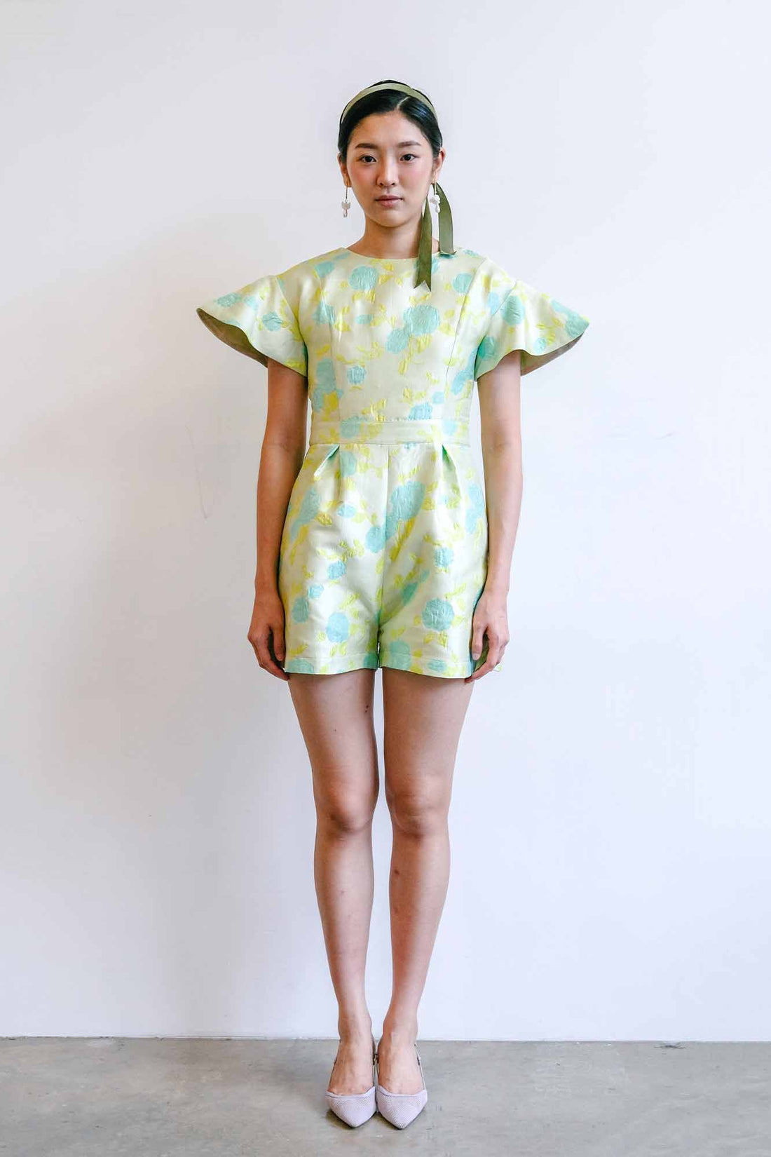 Sunrise Fluor Jacquard Playsuit