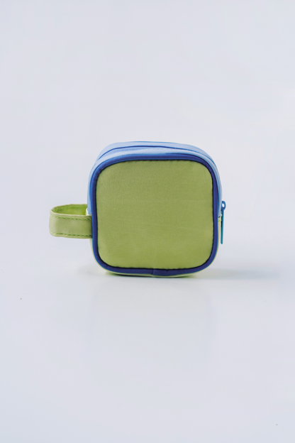 Personalisable Coral Stripe Block Pouch