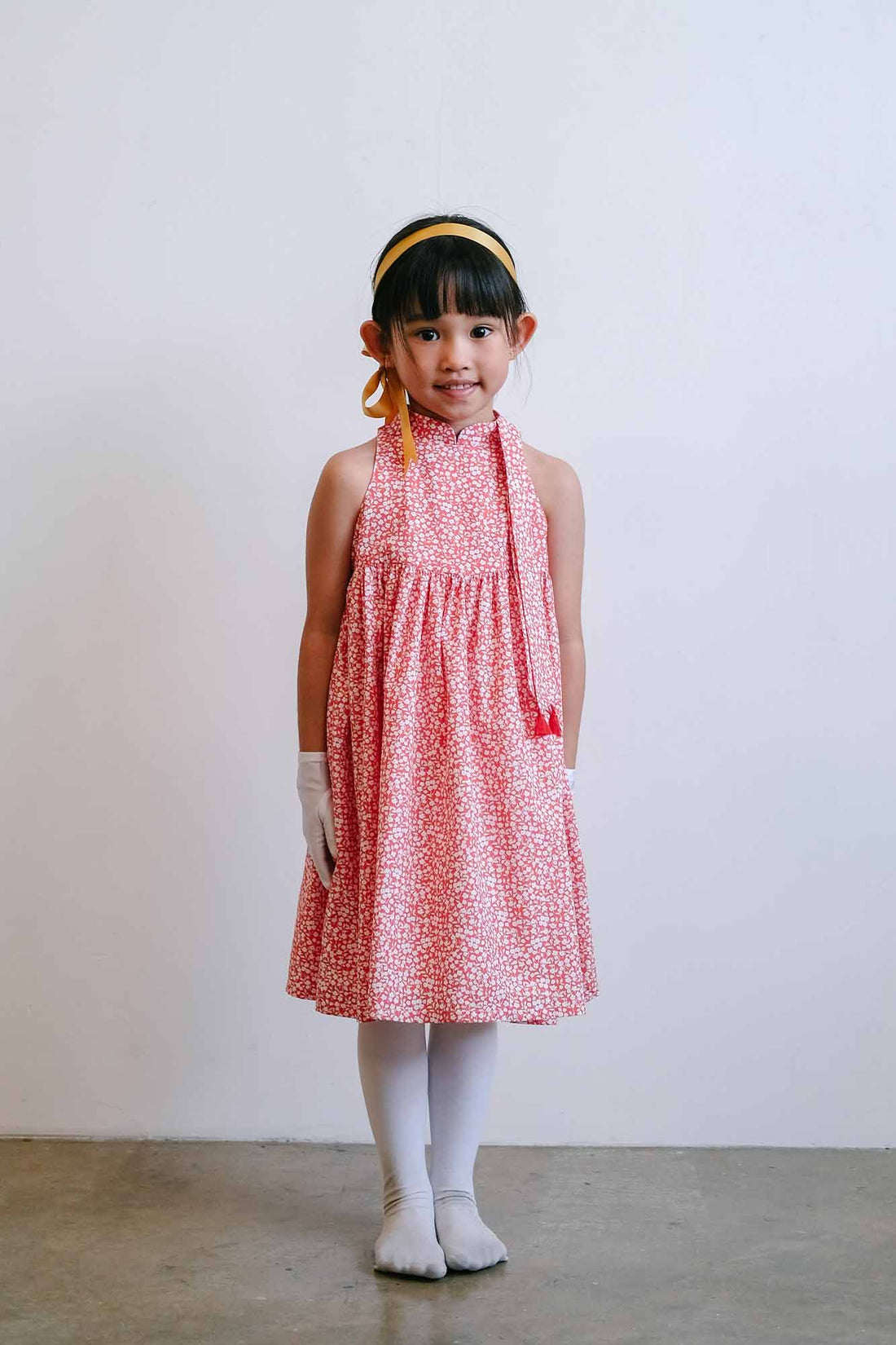 Red Hyacinth Adele Cheongsam