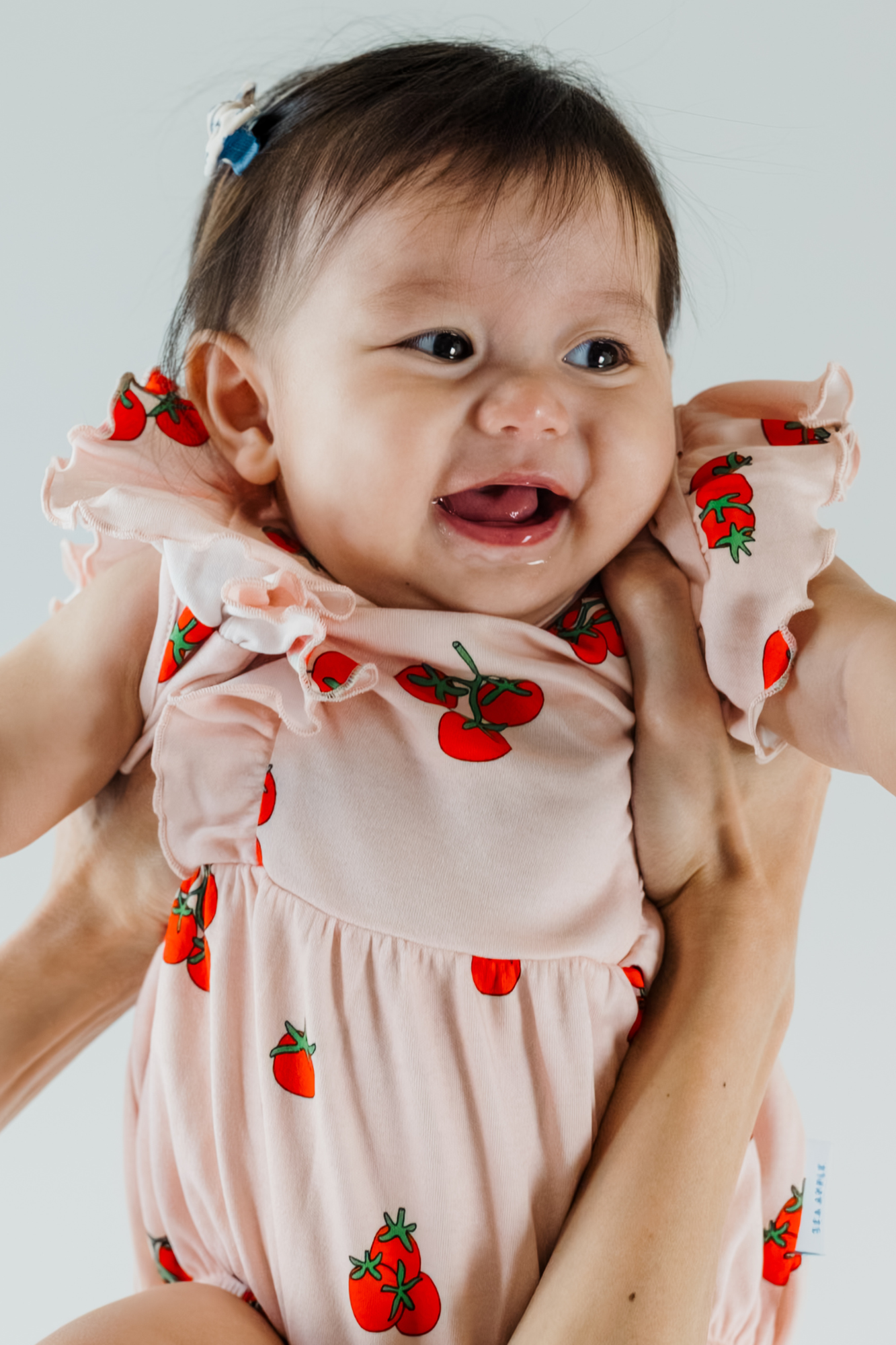 Tomato Ruffled Bloomers Playsuit