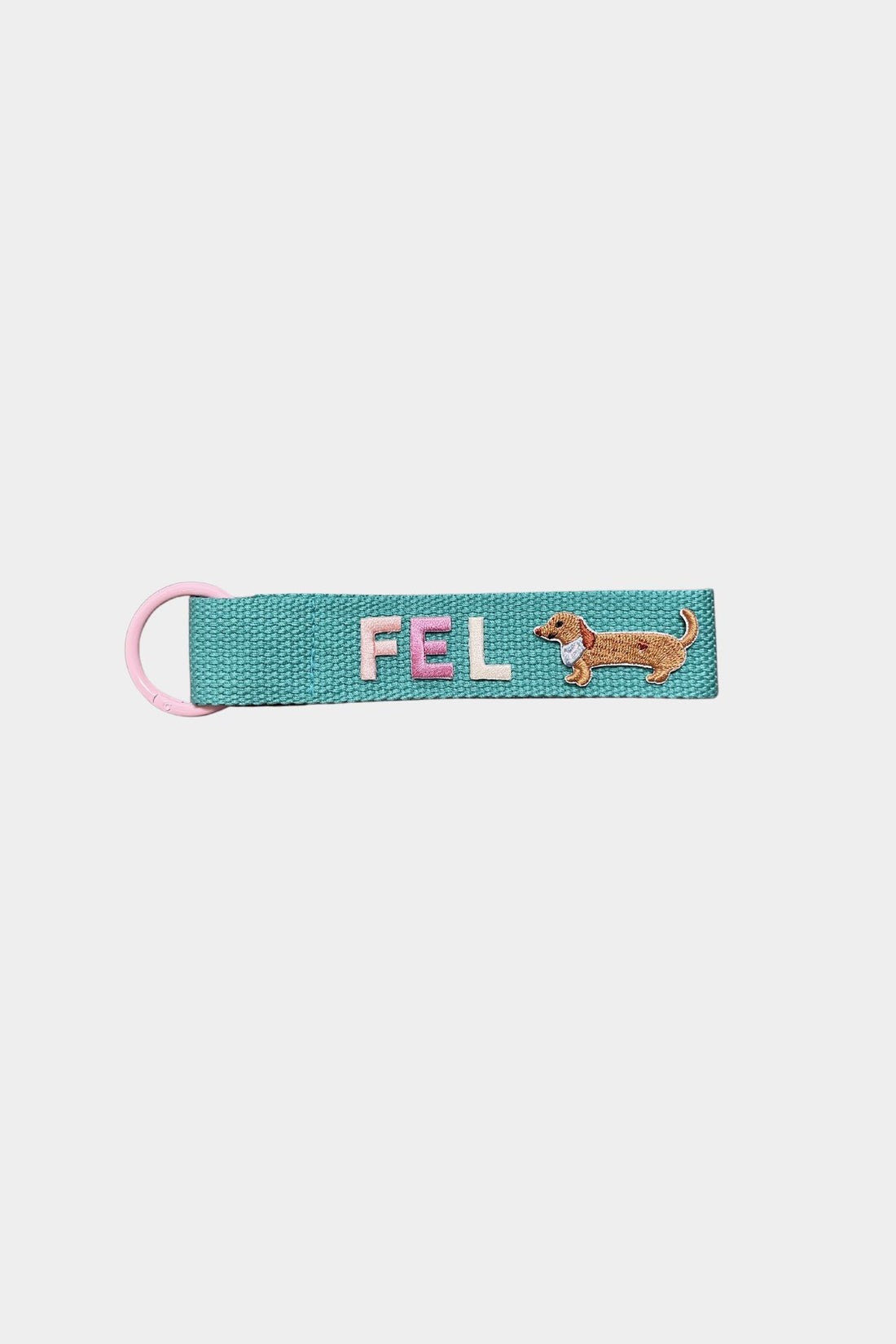 Personalisable Turquoise Name Tag