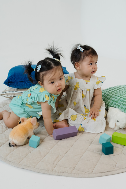 Chicks Mint Ruffled Bloomers Playsuit