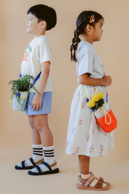 Personalisable Orange Bottle Bag