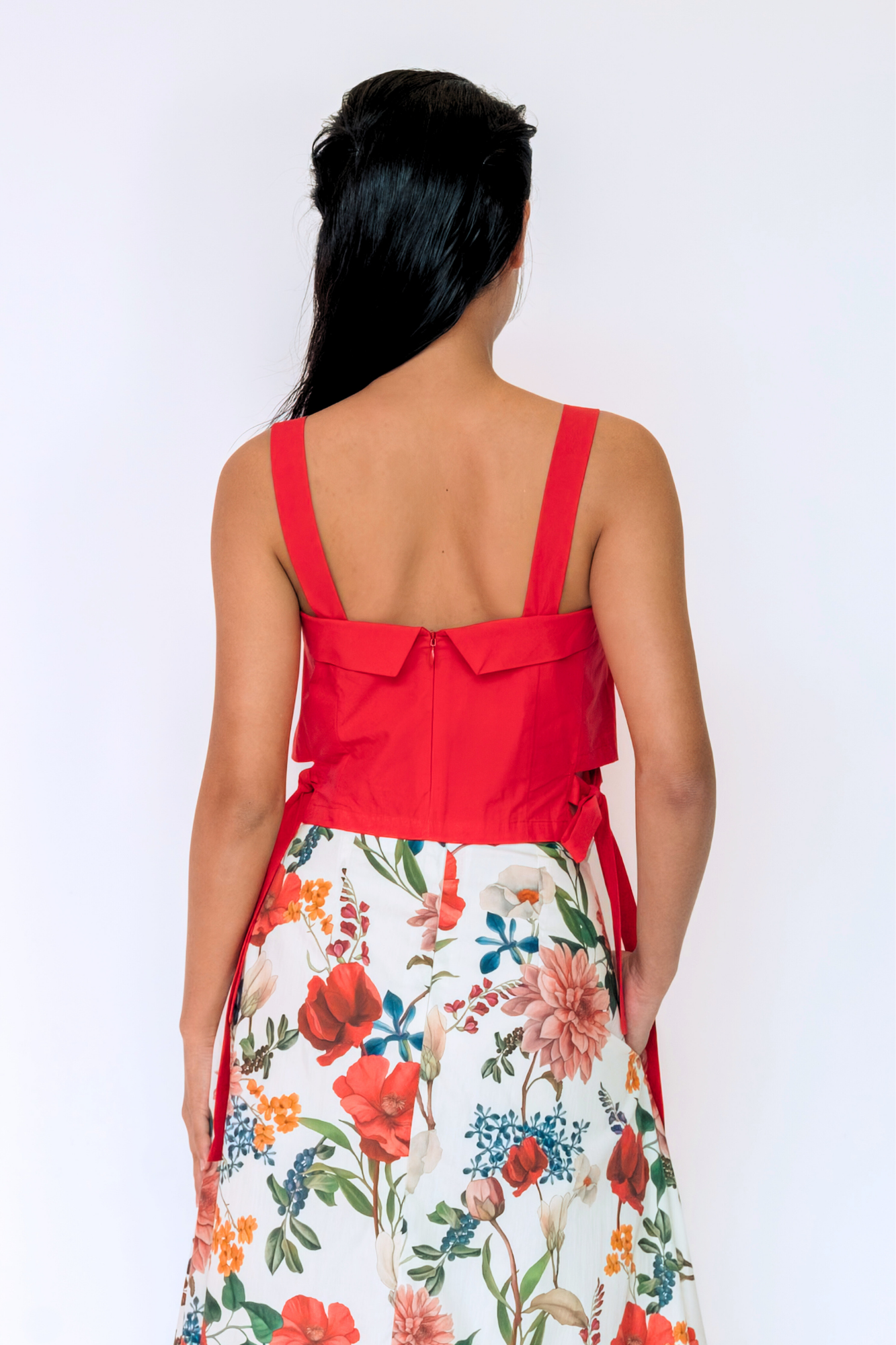 Red Garnet Cropped Top