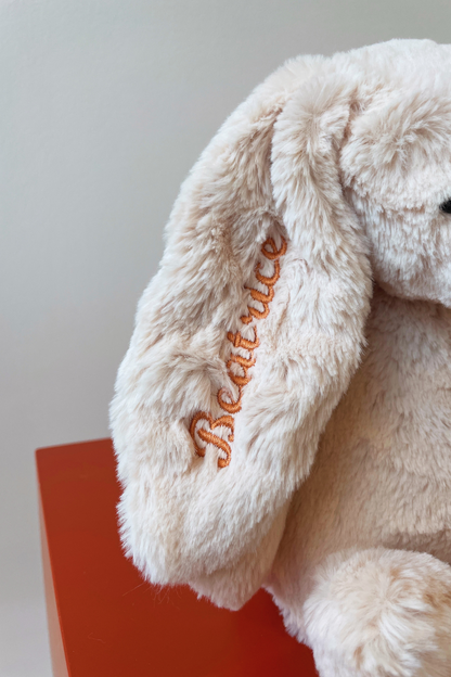 Personalisable Jellycat Bashful Luxe Bunny Willow Huge