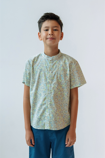 Limestone Mandarin Shirt