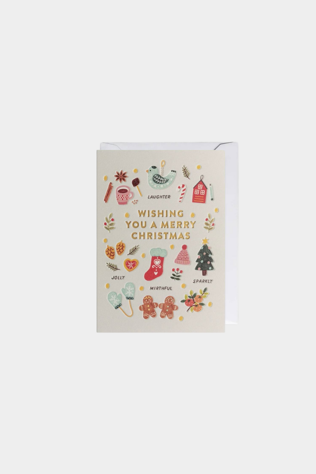 Wishing You A Merry Christmas Greeting Card