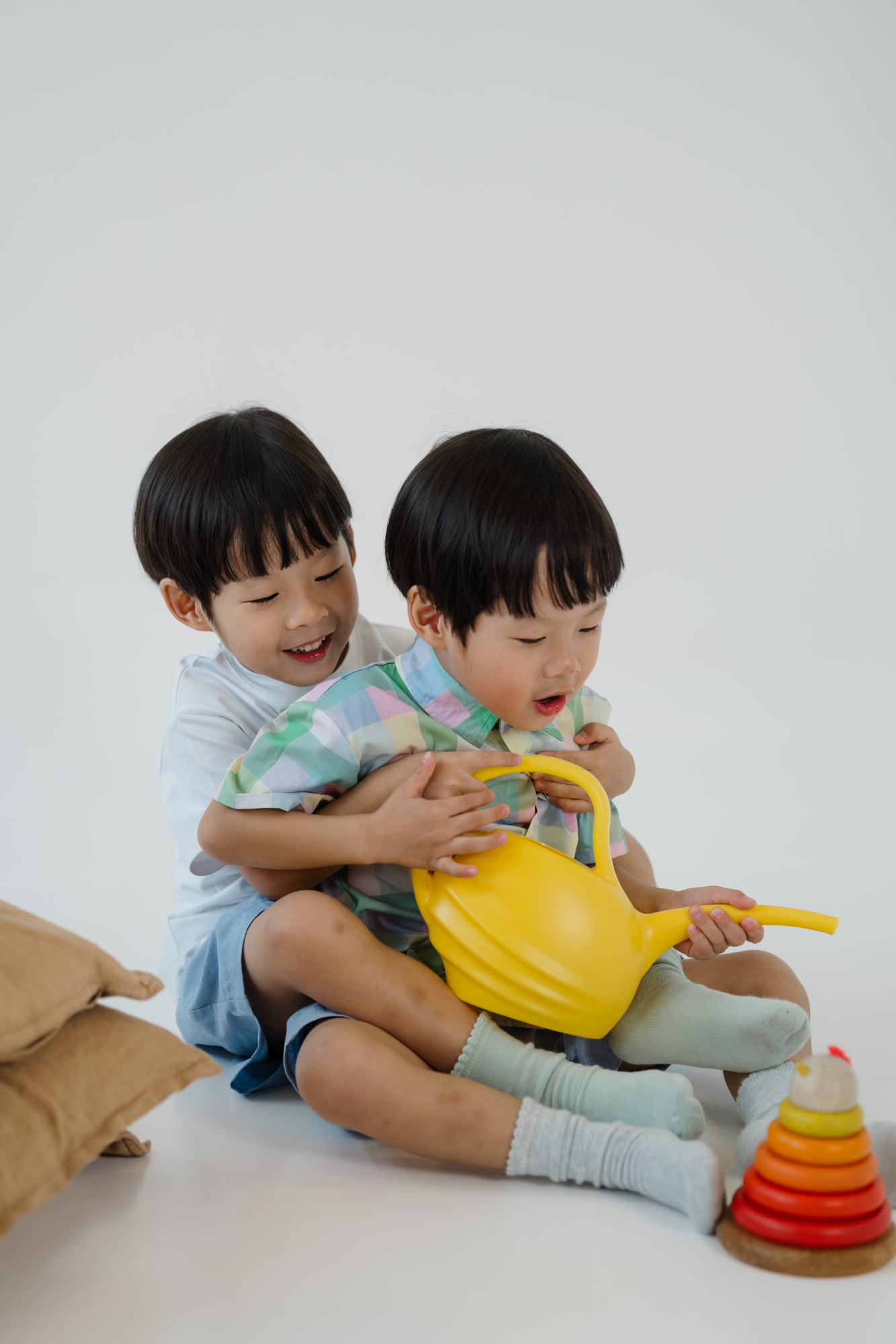 Lavender Plaid Collared Shirt