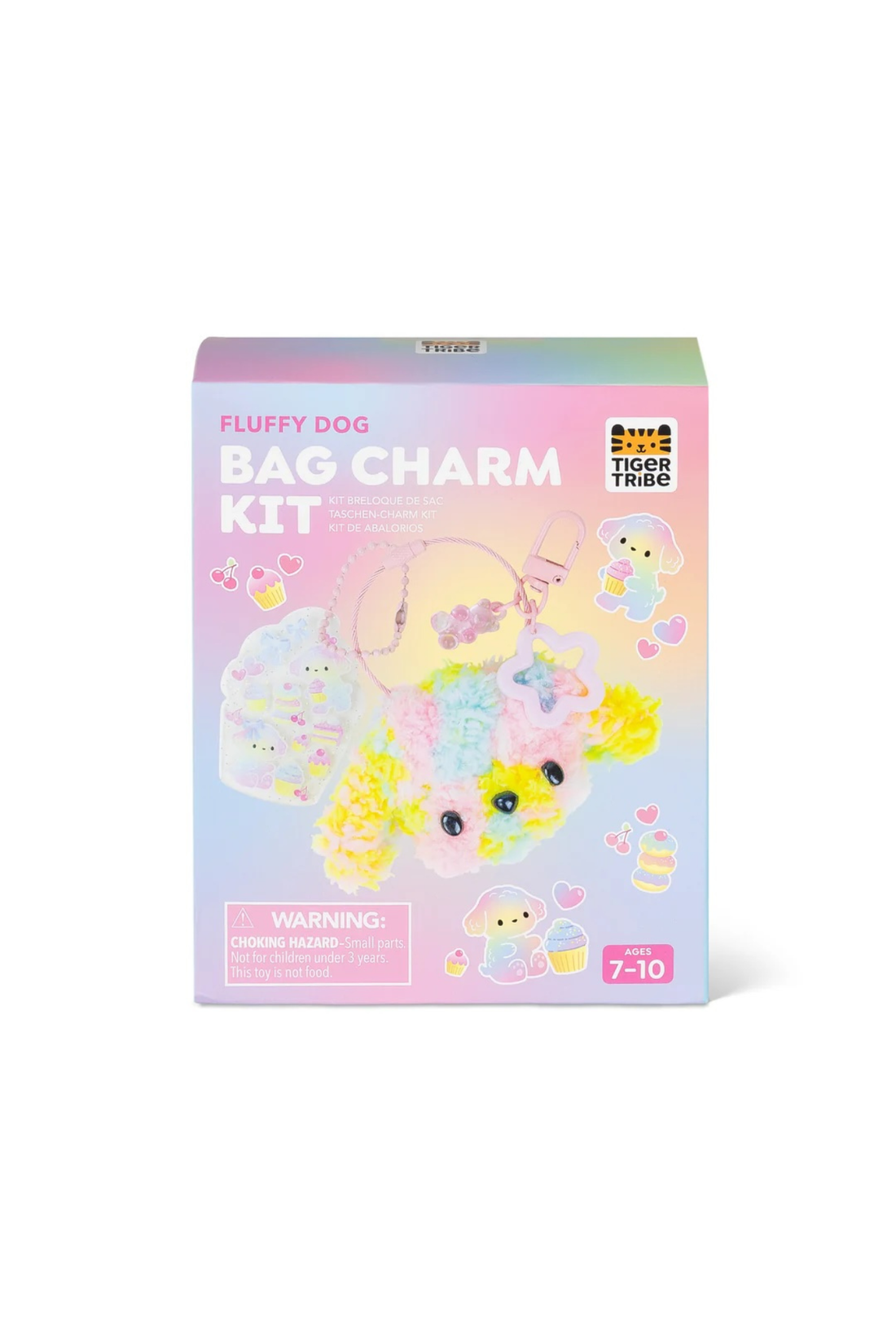 TIGER TRIBE BAG CHARM KIT - FLUFFY DOG