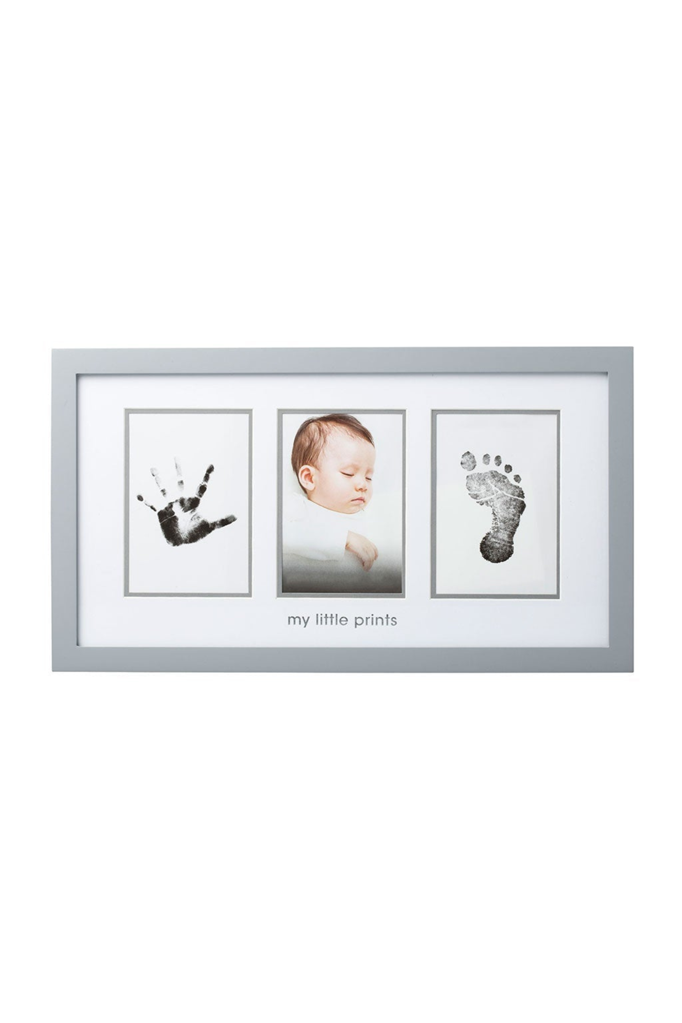 Pearhead Babyprints Photo Frame - Grey