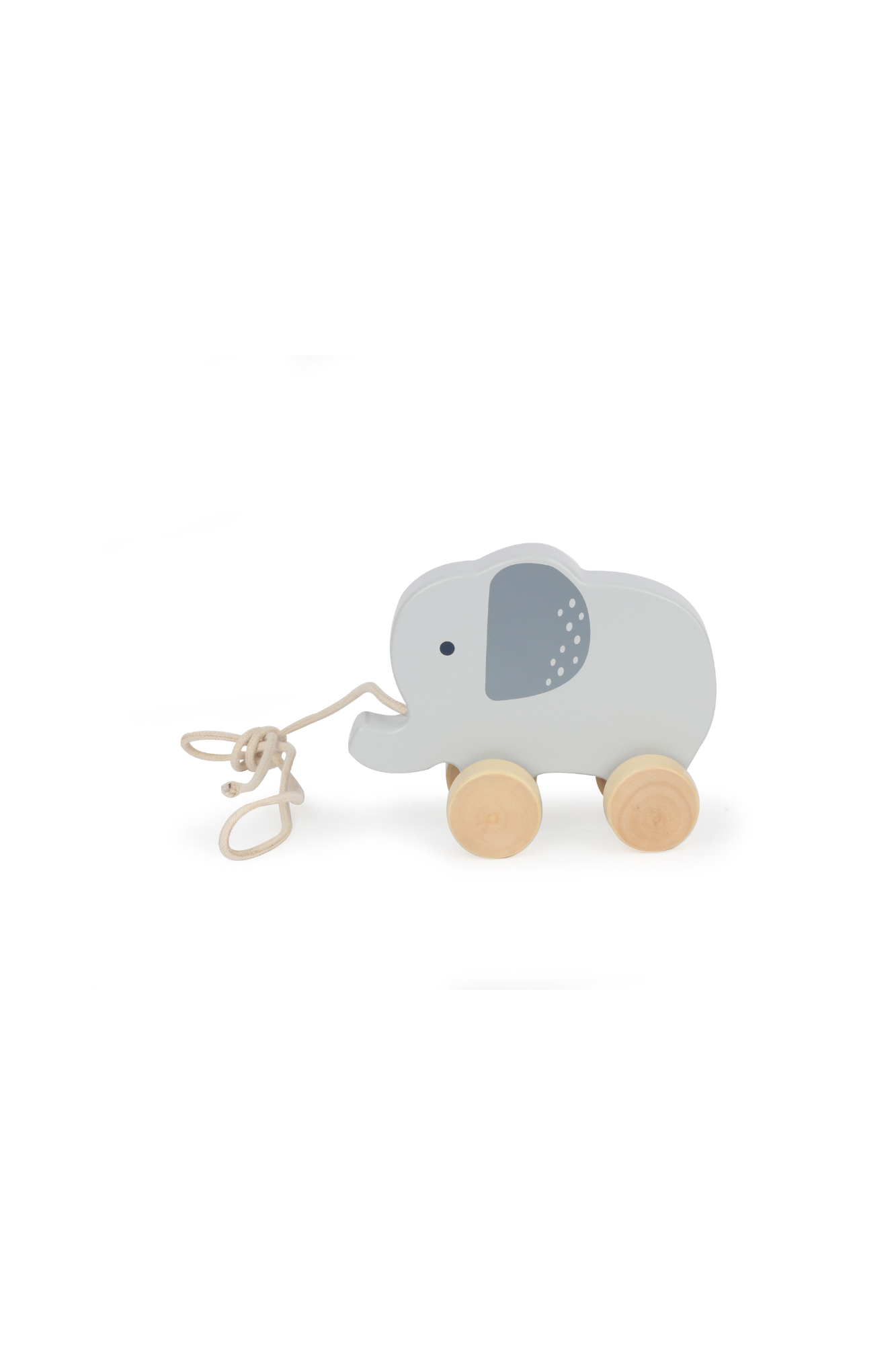 Bubble Wooden Elephant Pull Along Toy