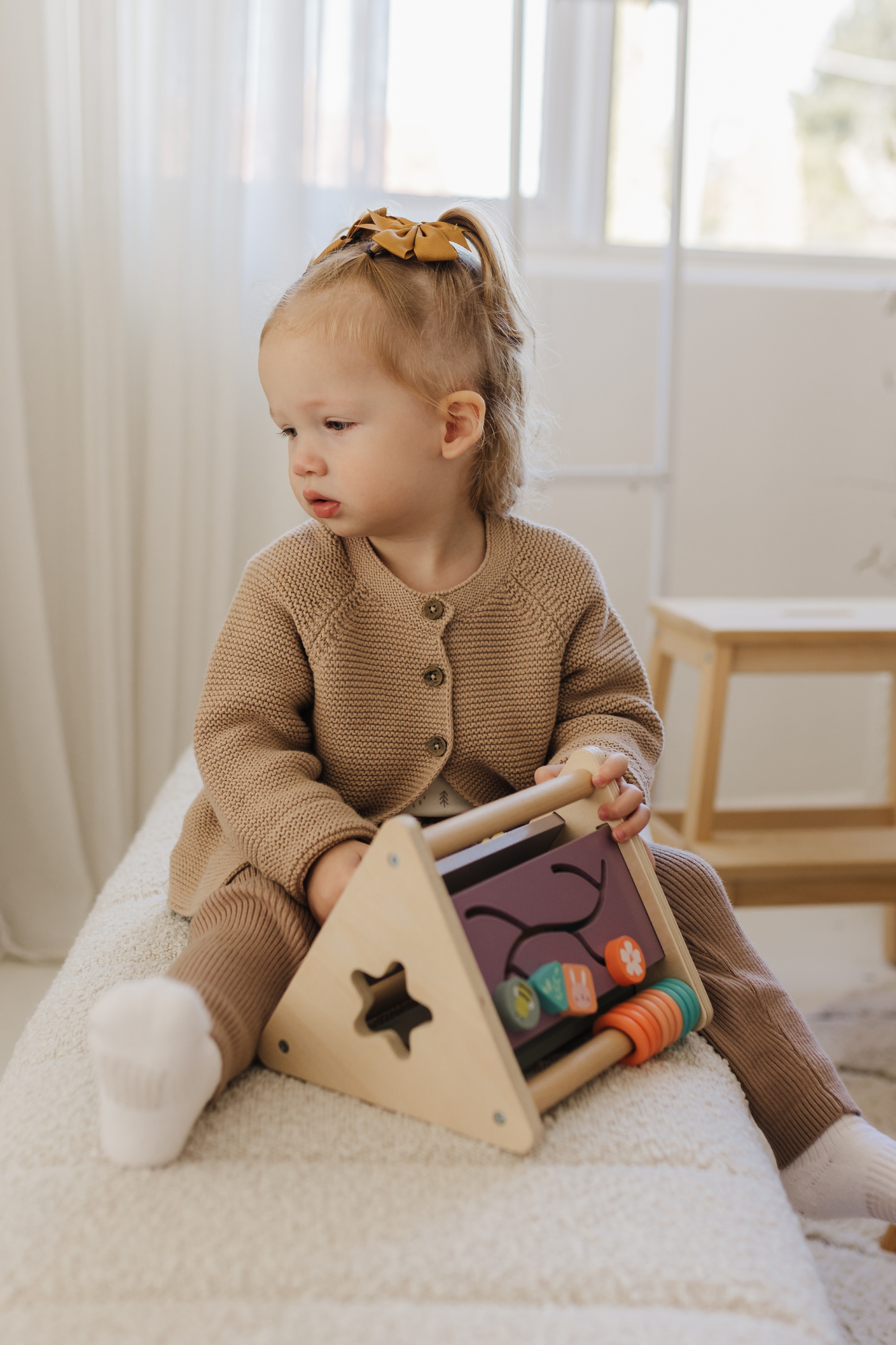 Bubble Wooden Activity Triangle