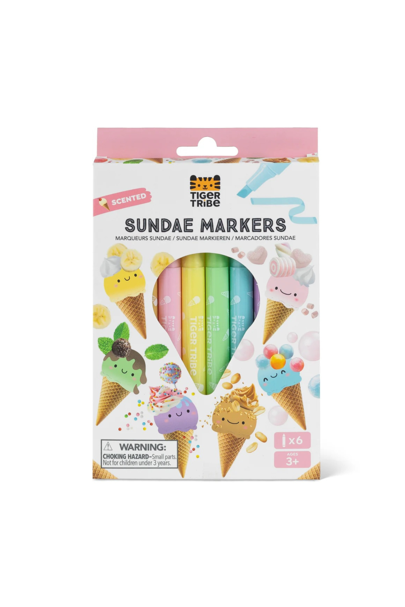 TIGER TRIBE SCENTED SUNDAE MARKERS