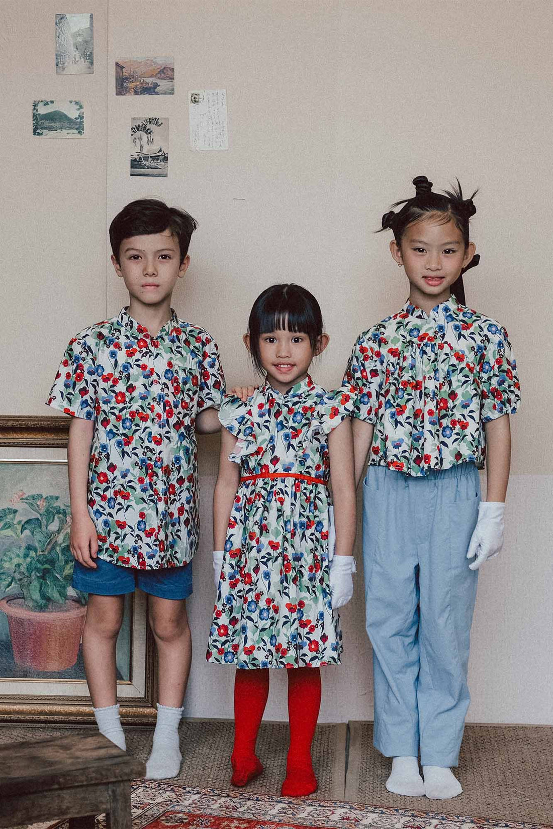 Begonias Mandarin Shirt
